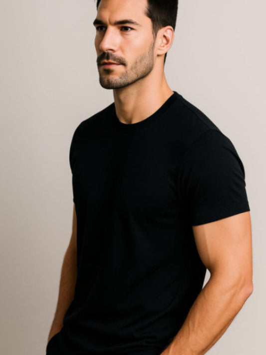 mens stylish printed stretchable t-shirt